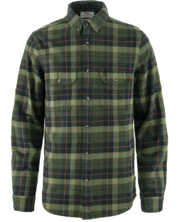 Fjällräven Singi Heavy Flannel Black-deep Forest