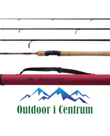 Abu Diplomt V2  Spinnestang Incl Transportrør Diplomat V2 804h 15-55g   Delt