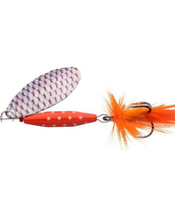 Abu Garcia 7g Reflex Red Spinner Lf Holo Roach