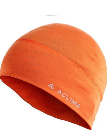 Aclima Lightwool Beanie Tiger Orange