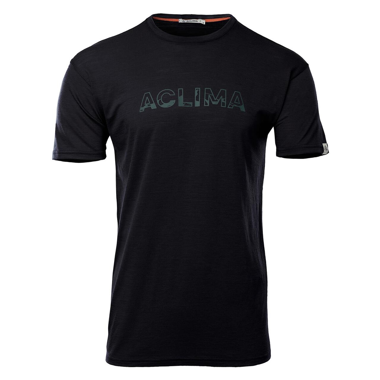 Aclima Lightwool Logo -shirt Jet Black