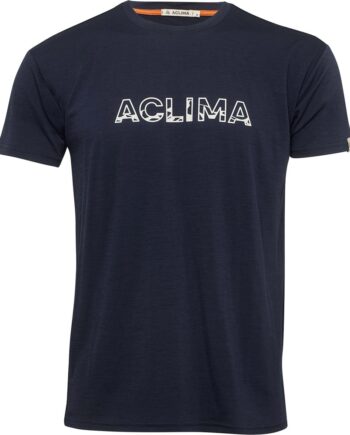Aclima Lightwool Logo  -shirt   Navy Blaze