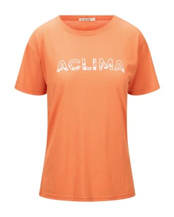 Aclima Lightwool Logo  -shirt   Orange Tiger