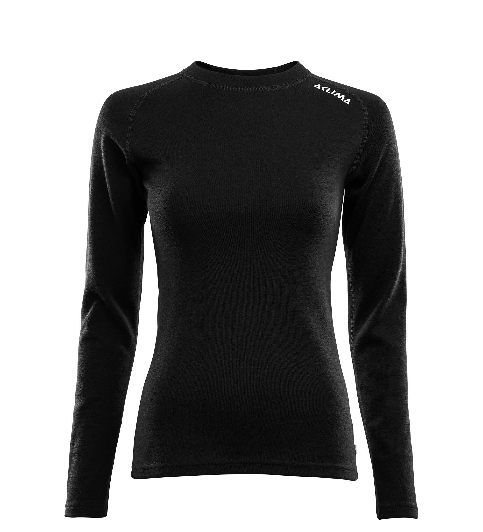 Aclima Warmwool Crew Neck Jet Black