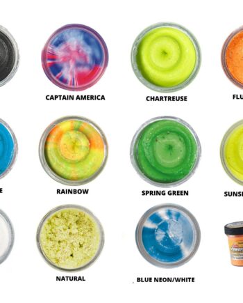 Berkley Garlic Powerbait Blue Neon White