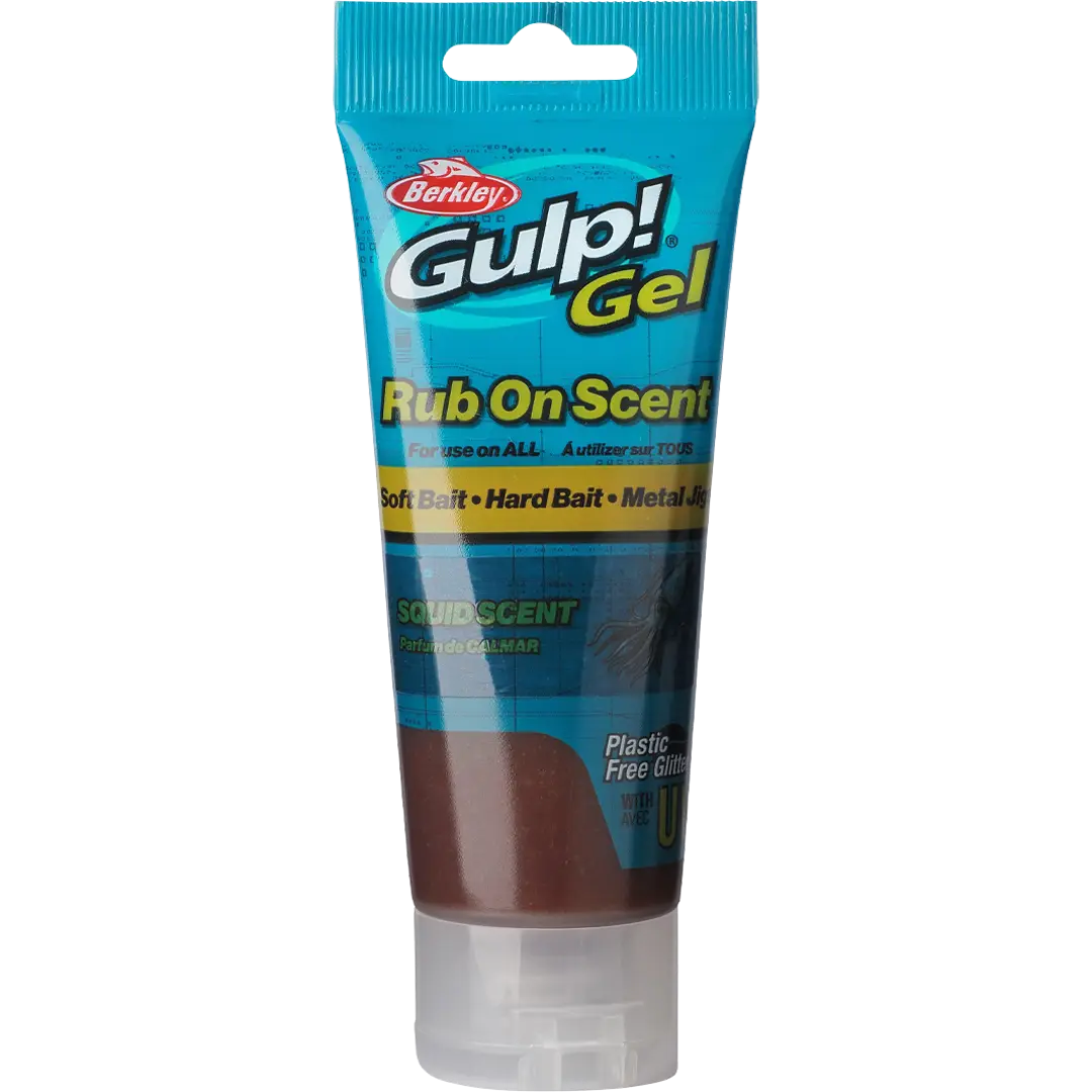 Berkley Gulp Gel Squid Brown Silver Flake