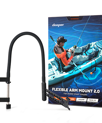 Deeper Flex Arm Mount     Til Flydering-båd-kajak