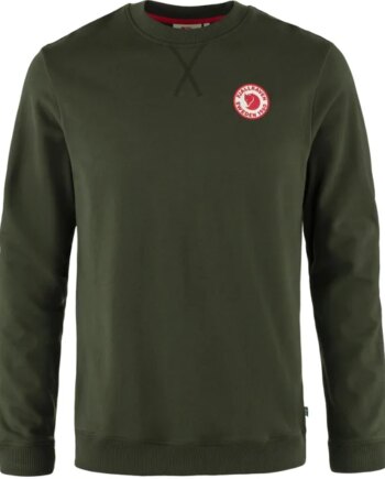Fjällräven 1960 Logo Badge Sweater   Deep Forest