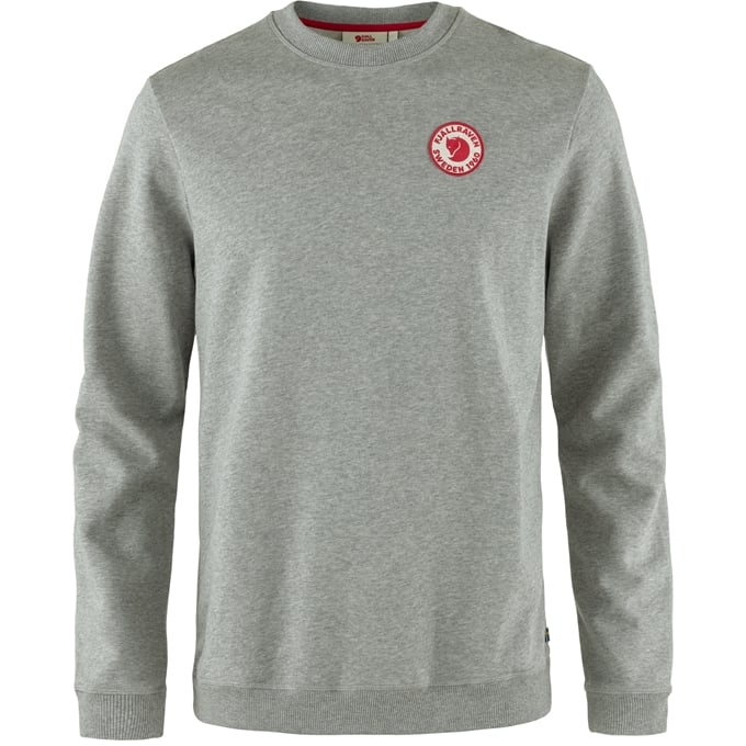 Fjällräven 1960 Logo Badge Sweater Grey Melange