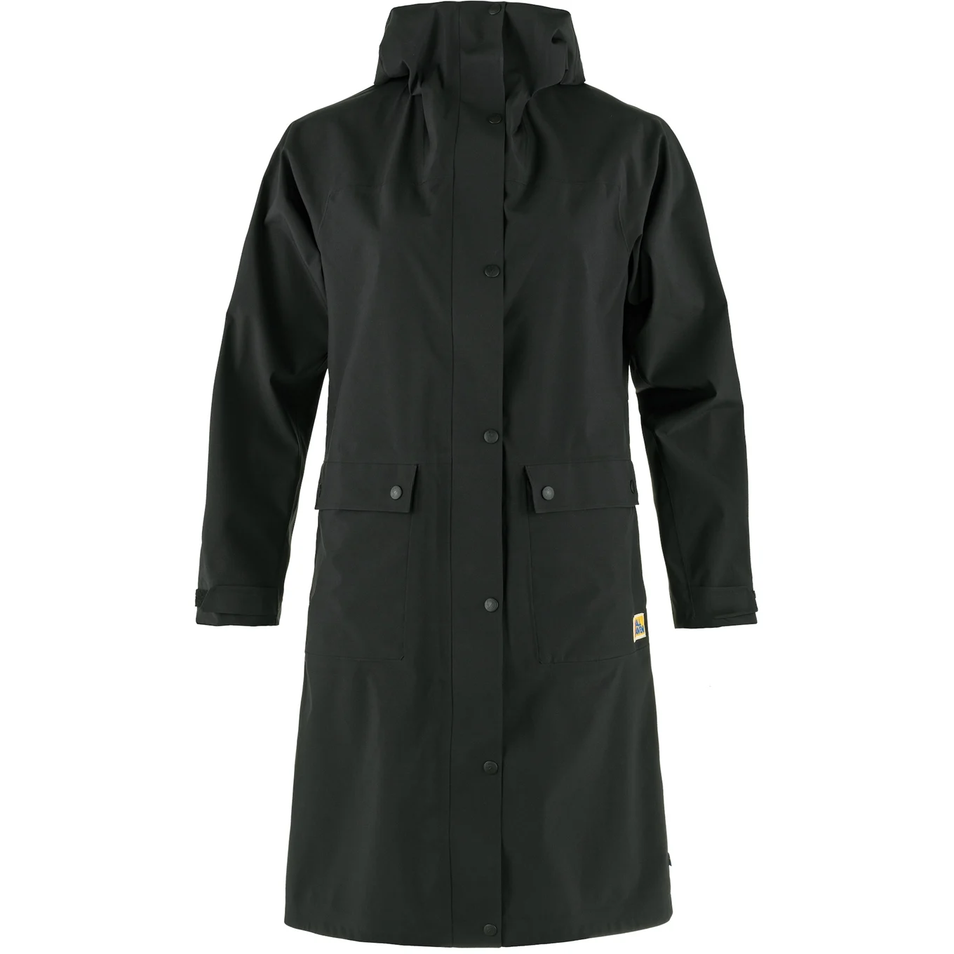 Fjällräven Vardag Rain Parka Dame Black