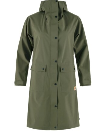 Fjällräven Vardag Rain Parka Dame Laurel Green
