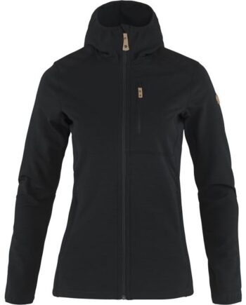 Fjällraven Keb Fleece Hoodie   Black