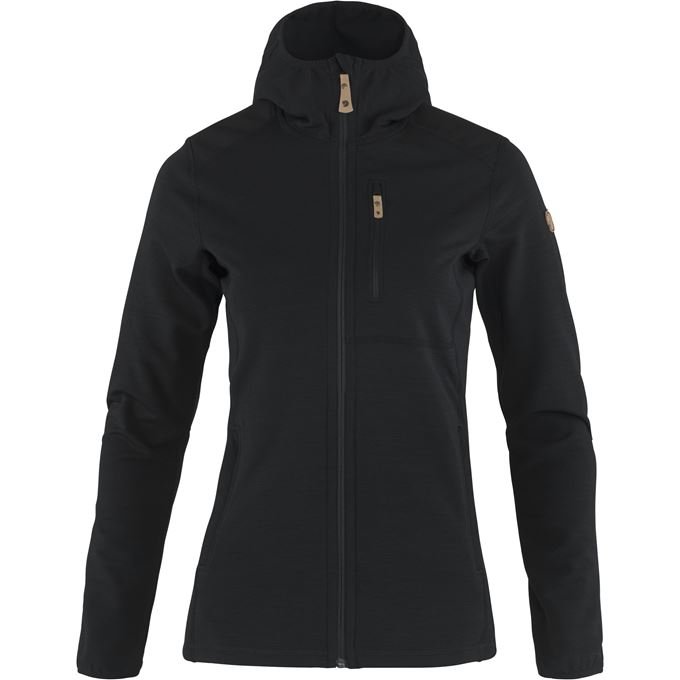 Fjällraven Keb Fleece Hoodie Black