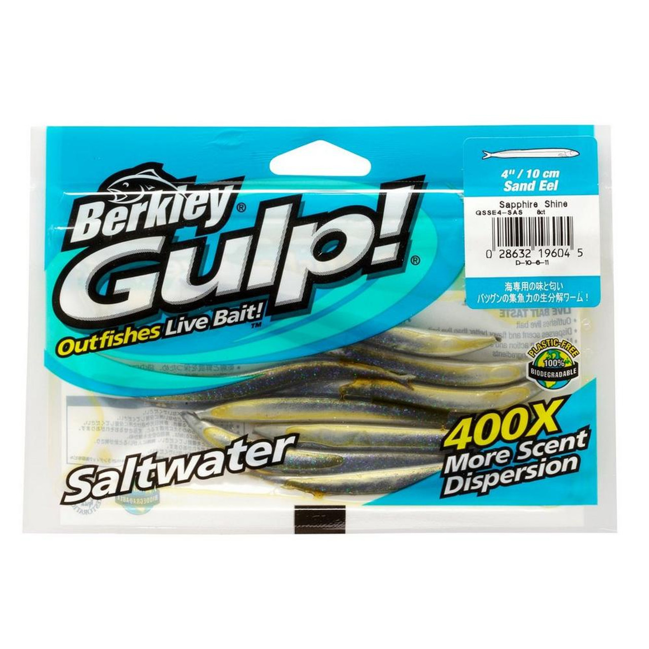 Gulp Sand Eel Sapphire Shine