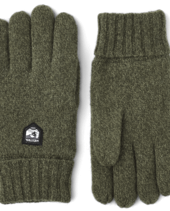 Hestra Basic Wool Handsker Olive  Str