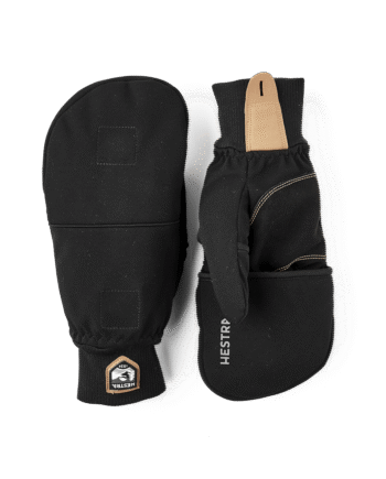 Hestra Windbreaker Pull Over Mitt Black  Str