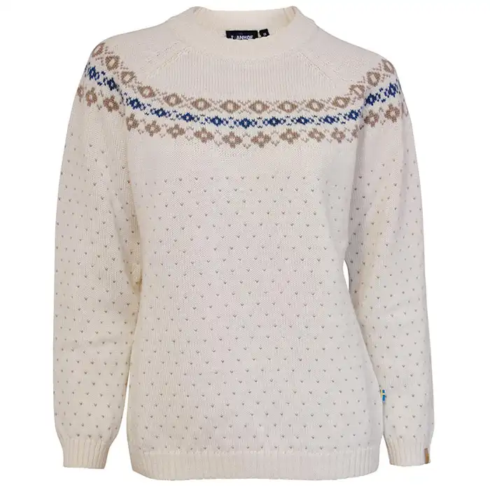 Ivanhoe Of Sweden Sire Dame Sweater Winter White 44