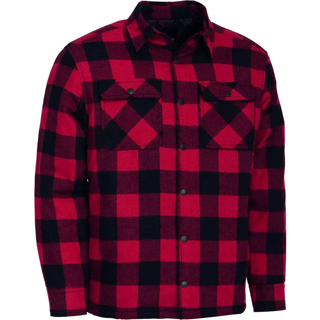 Kinetic Insulated Shirt Varm Skovmandsskjorte Rød