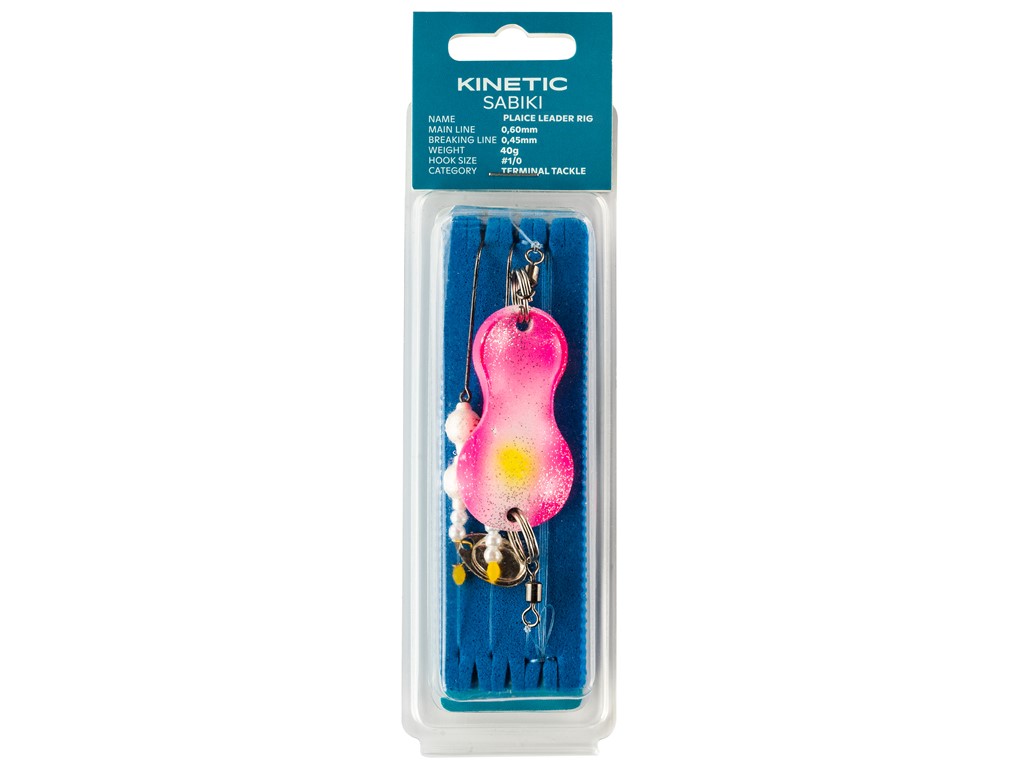 Kinetic Sabiki Plaice Leader Fladfiske Forfang Kinky Pinky 40g