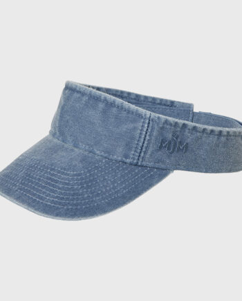 Mjm Cotton Twill Visor Navy