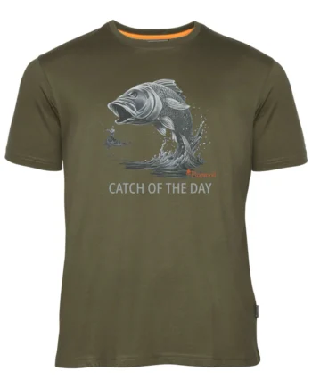 Pinewood Fish  -shirt   Olive