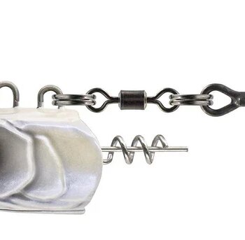 Savage Gear Monster Vertical Heads White Pearl 150g