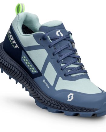 Scott Supertrac   Gtx Dame Sko Metal Blue Fresh Green  42