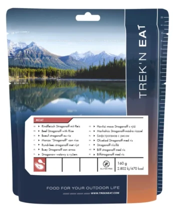 Trek   Eat Bøf Stroganoff    Ris