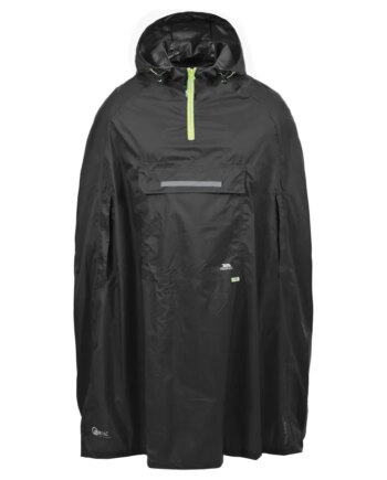 Trespass Qikpav Poncho Black