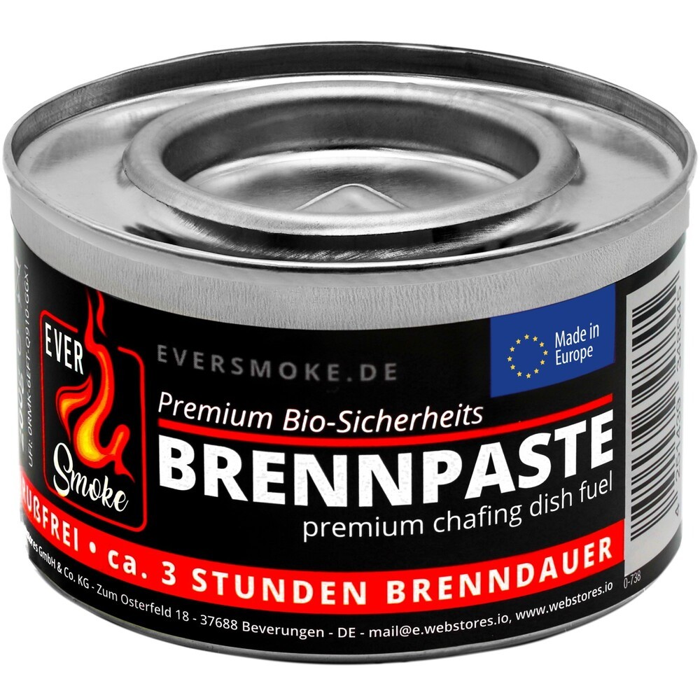 Eversmoke Premium Sikkerhedsbrændstofpasta Rygeovn