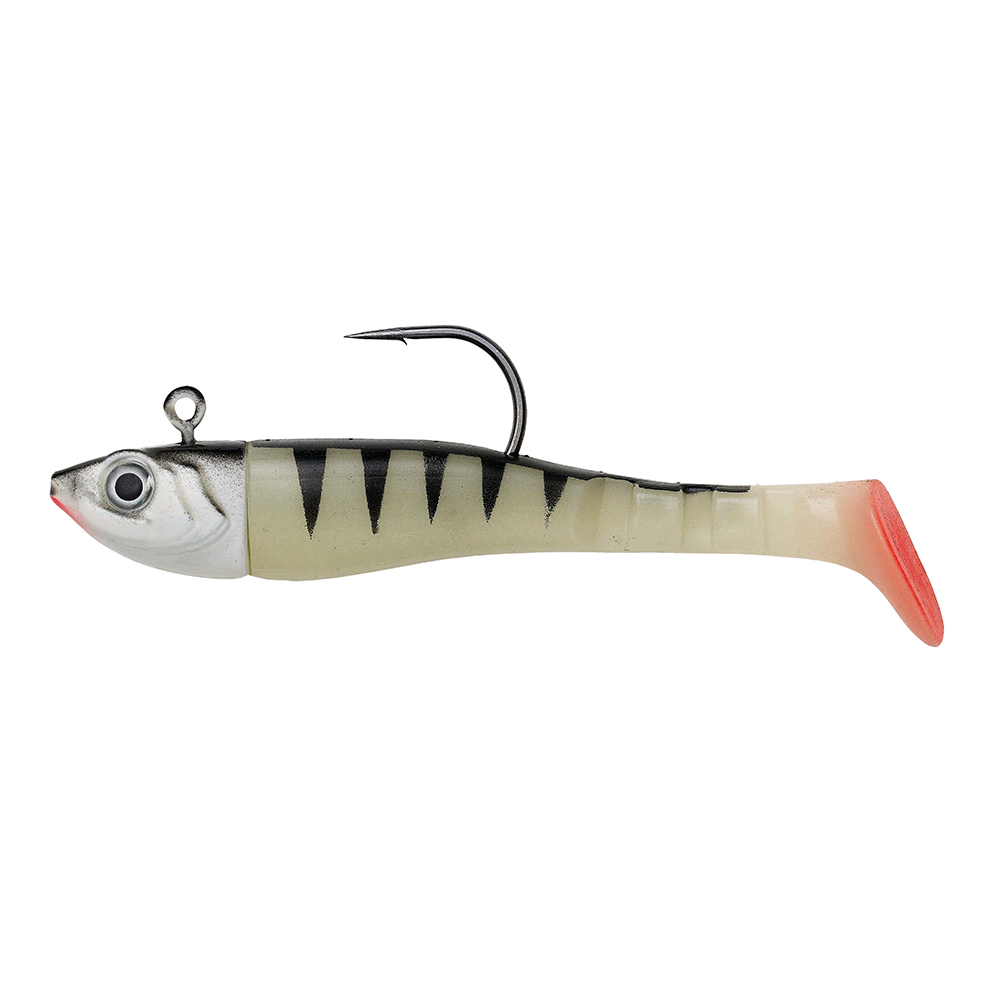 Kinetic Bunnie Sea Paddletail 60 Gr Glow Tiger Softbait