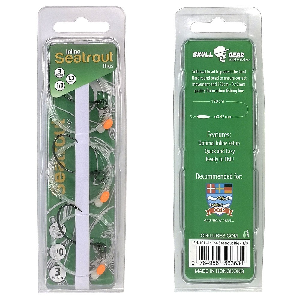 Og Lures Inline Seatrout Rig Fiskekroge