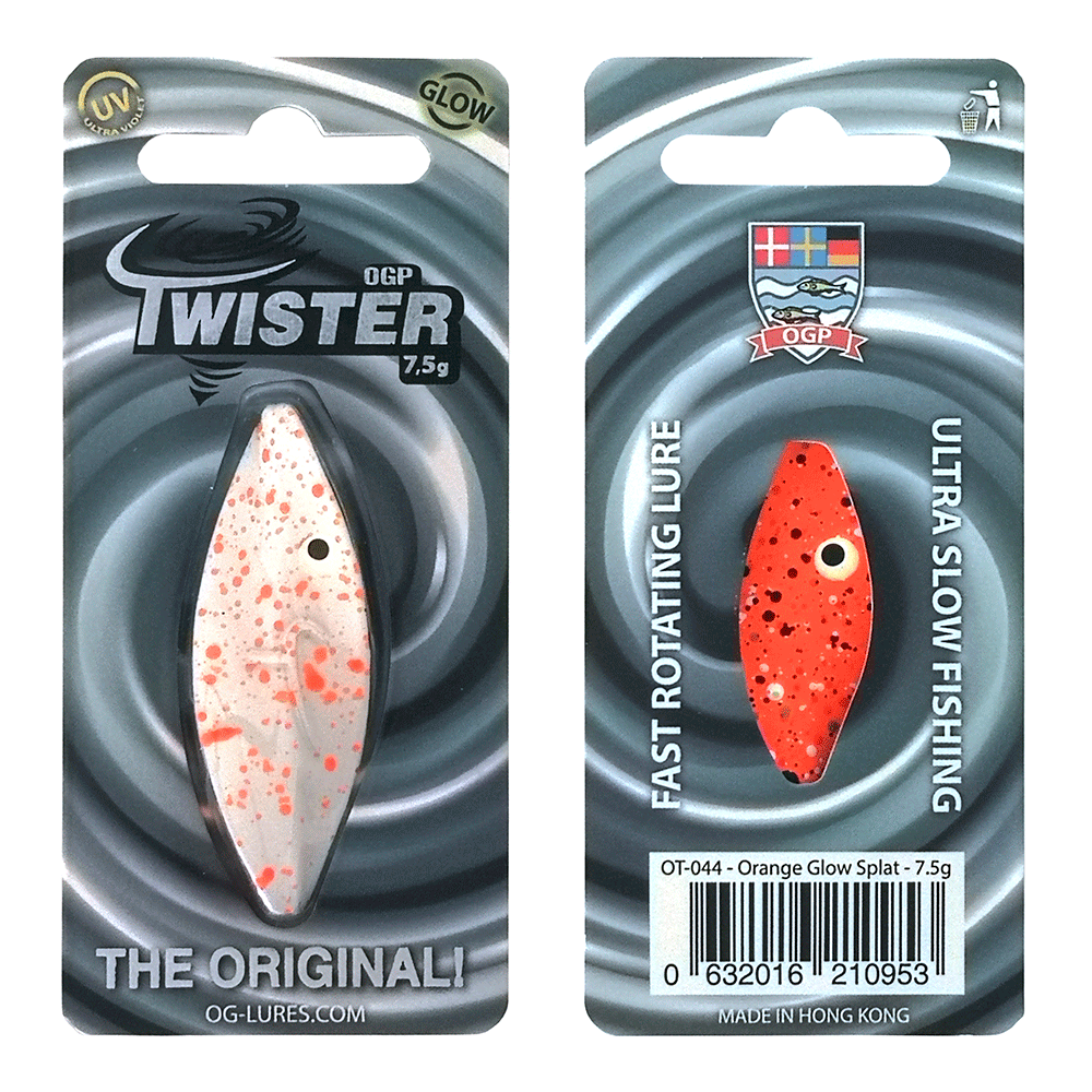 Ogp Twister 2gr Orange White Glow Gennemløber