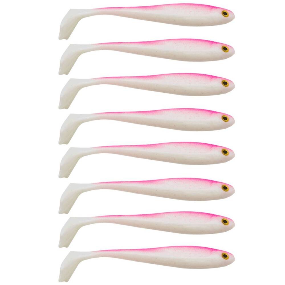 Rubber Duck Shad Gummifisk 5cm 6gr Pink Peach Softbait