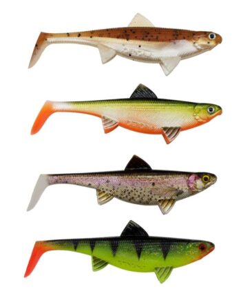 Senshu Real Fin Shad 8cm Mixedpack Softbait