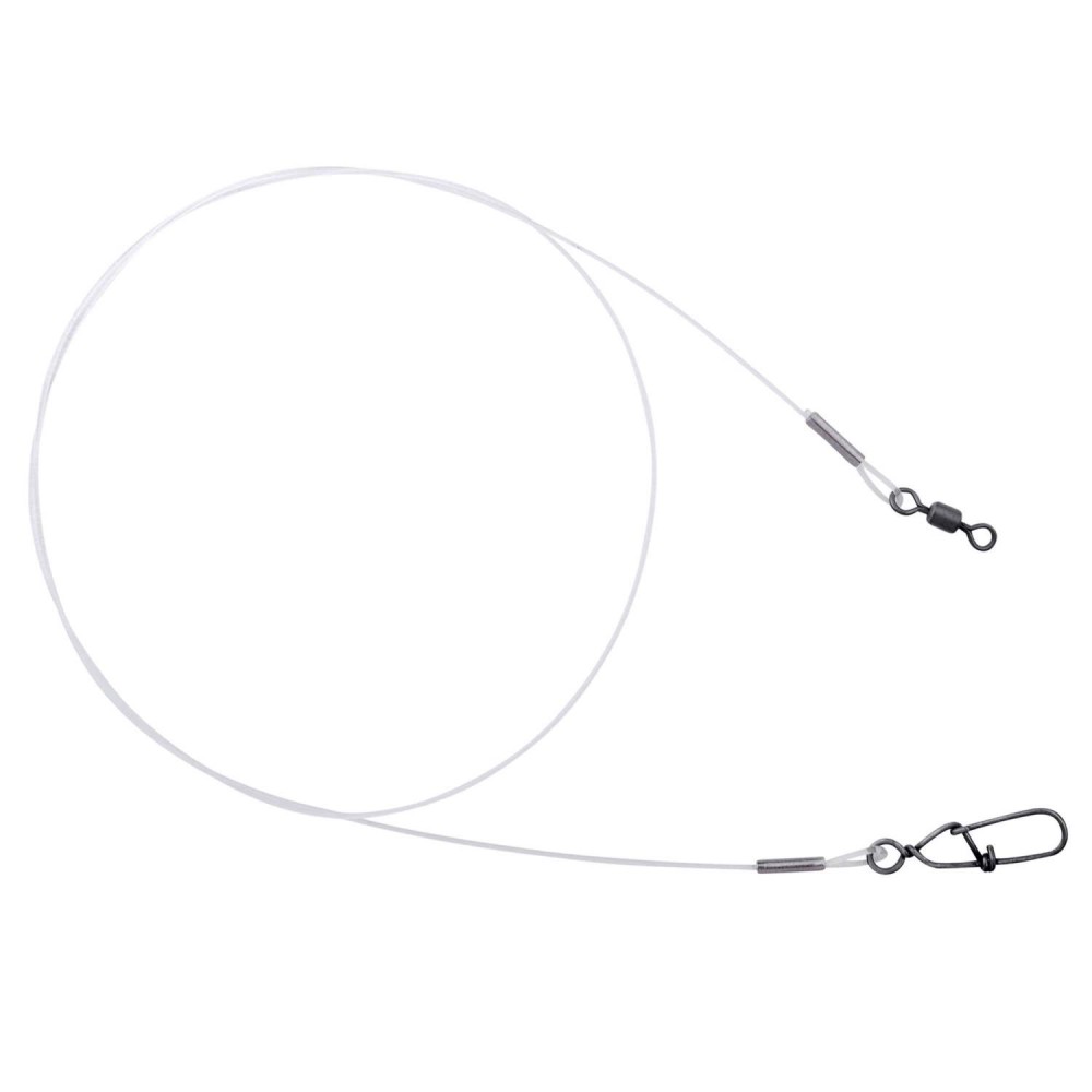 Spro Matt Black Fluorocarbon Forfang 25cm Fluorocarbon