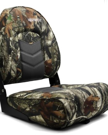 Waterside Luxus High Back Bådsæde Camo Charcoal Bådsæde