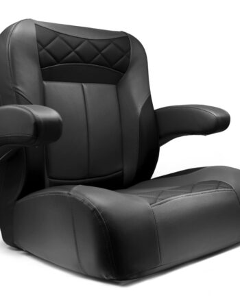 Waterside Reclining Dark Series Captains Deluxe Low Klapbart Armlæn Bådsæde