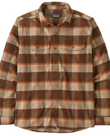 Patagonia Canyonite Flannel Skjorte Cliff   Edge:molasses Brown