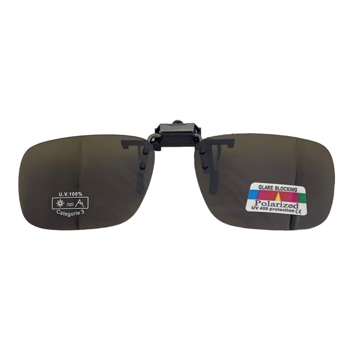 Hurricane Clip-on Solbrille Square Brun