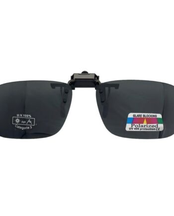 Hurricane Clip-on Solbrille Square Smoke