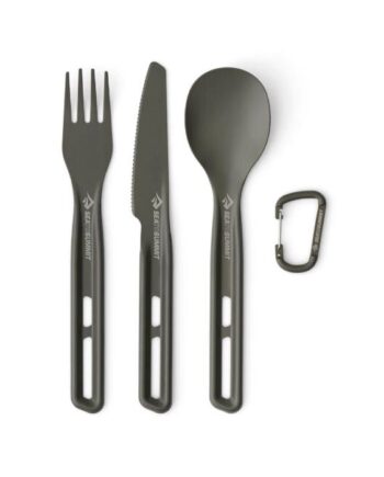 Seatosummit Frontier Ul Cutlery Set Alu Hard Anodised Grey
