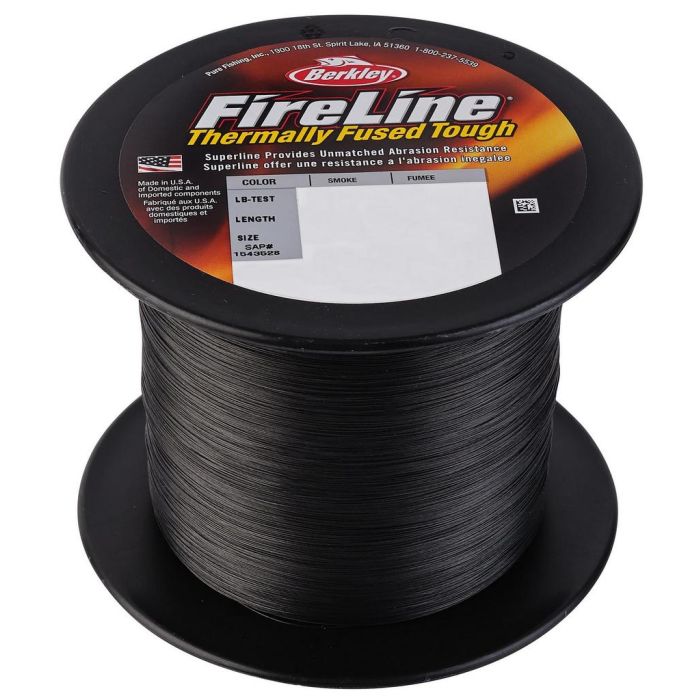 Berkley Fireline Fused-  Smoke 1800m