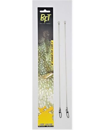 Bft Stainless Stiff Leader 12   -pak