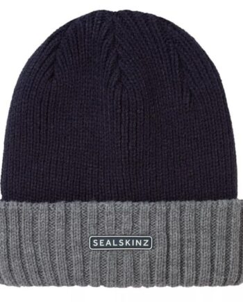 Sealskinz Bacton Wp Cold Weather Beanie Navy Grey