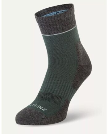 Sealskinz Morston Solo Qd  Ankle Sock Olive Grey Marl Cream