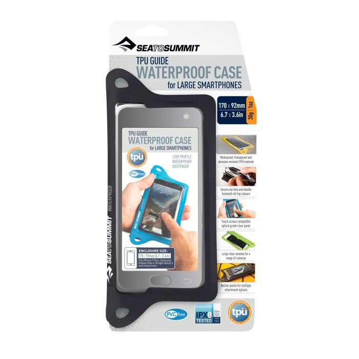 Seatosummit Tpu Guide Waterproof Case For   Smartphones Black