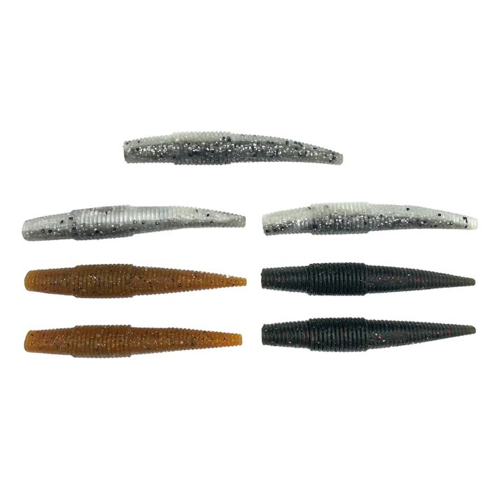 Westin Ned Worm 7cm 3gr Clear Water Mix 7pcs