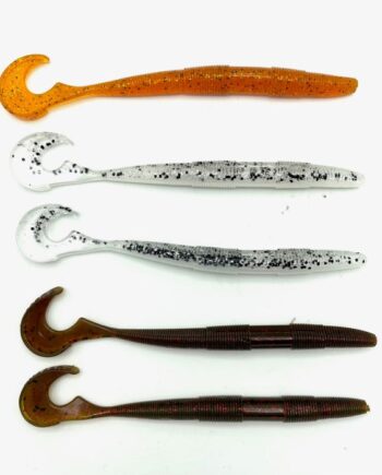 Westin Swimming Worm 13cm 5gr Clear Water Mix   5pcs