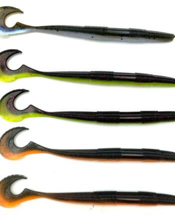 Westin Swimming Worm 13cm 5gr Dark Water Mix   5pcs
